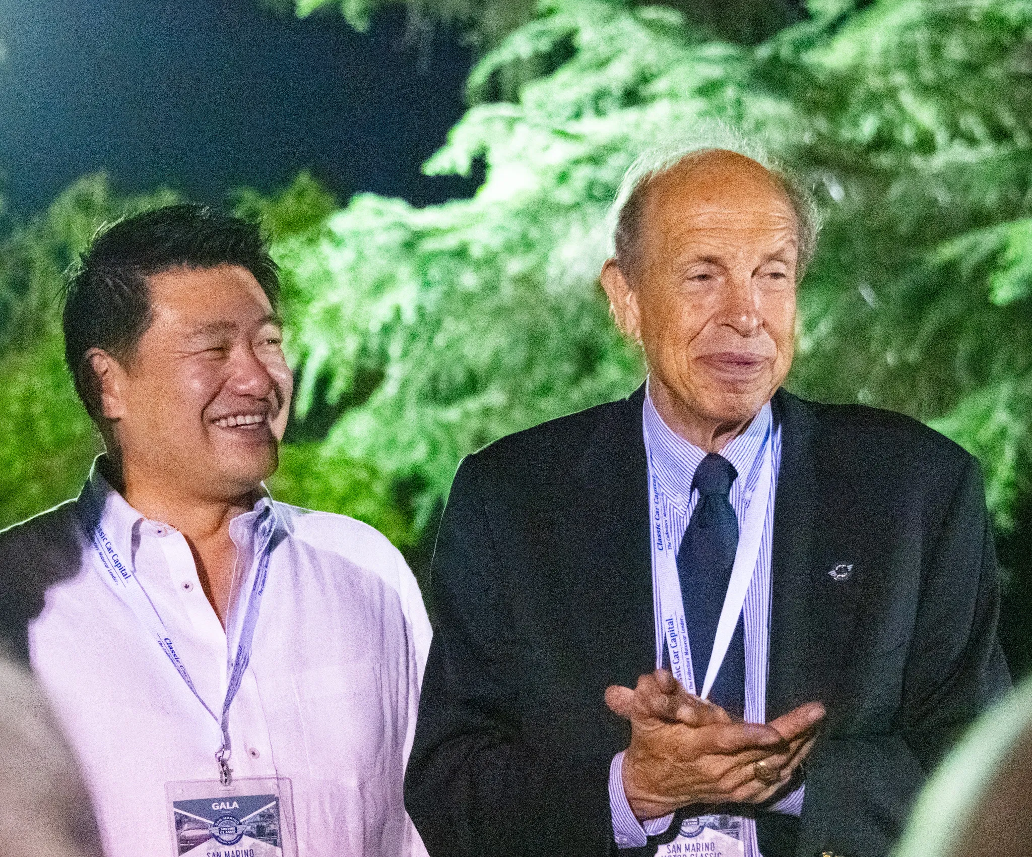 Aaron Weiss at the San Marino Motor Classic Symphony of Cars Gala